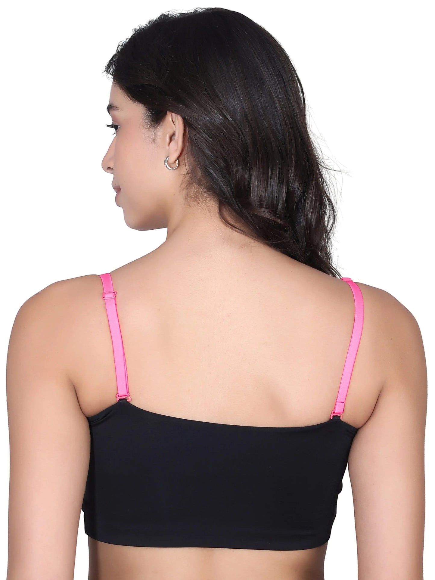 Adjustable Cotton Bra Strap | Durable Straps for Bra | Neon Pink & Yellow Dchica