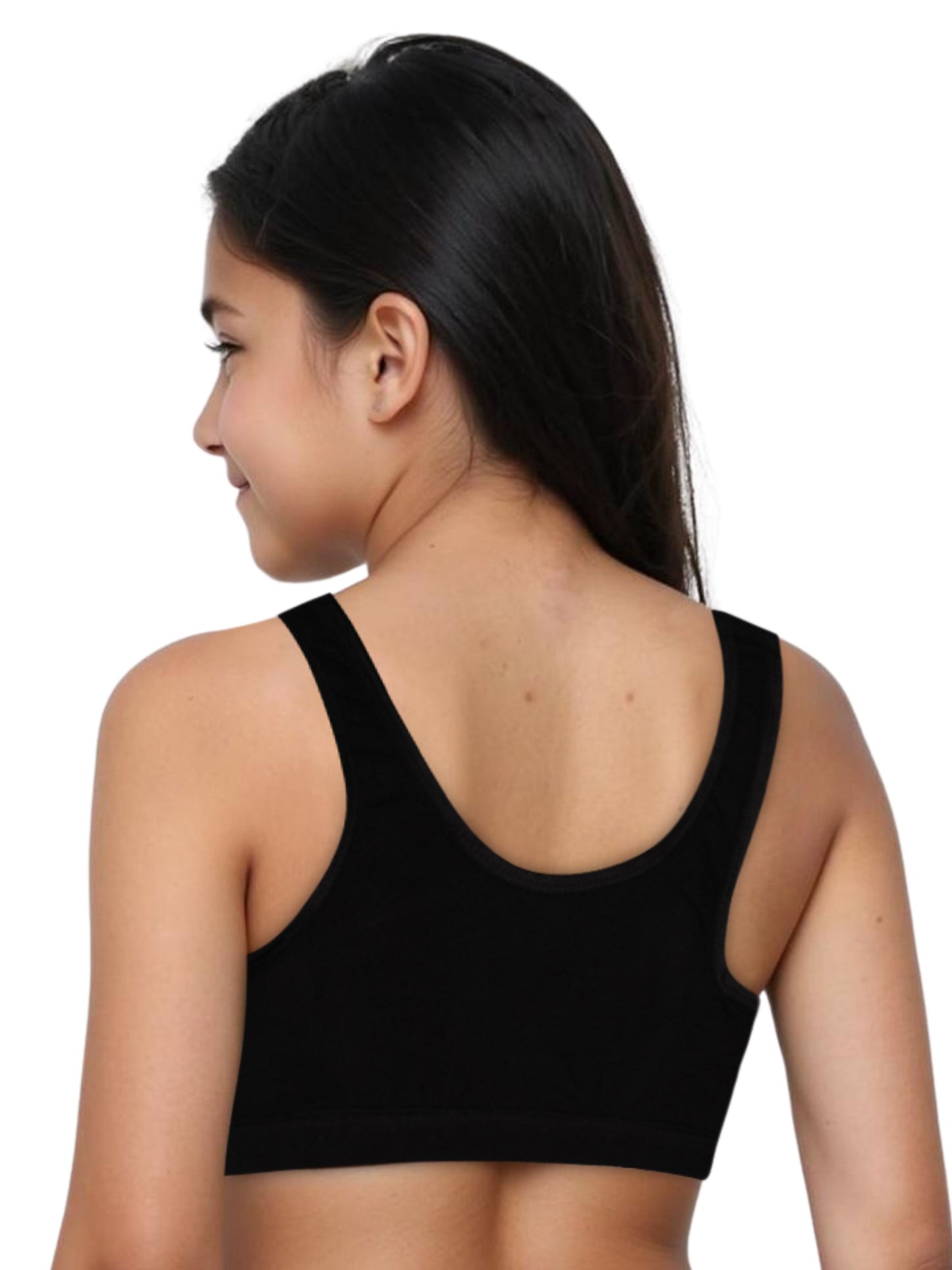 D’chica Essentials Camisole & Sports Bra Combo – Padded & Non-Padded Cotton Bras for Teens pack of 8