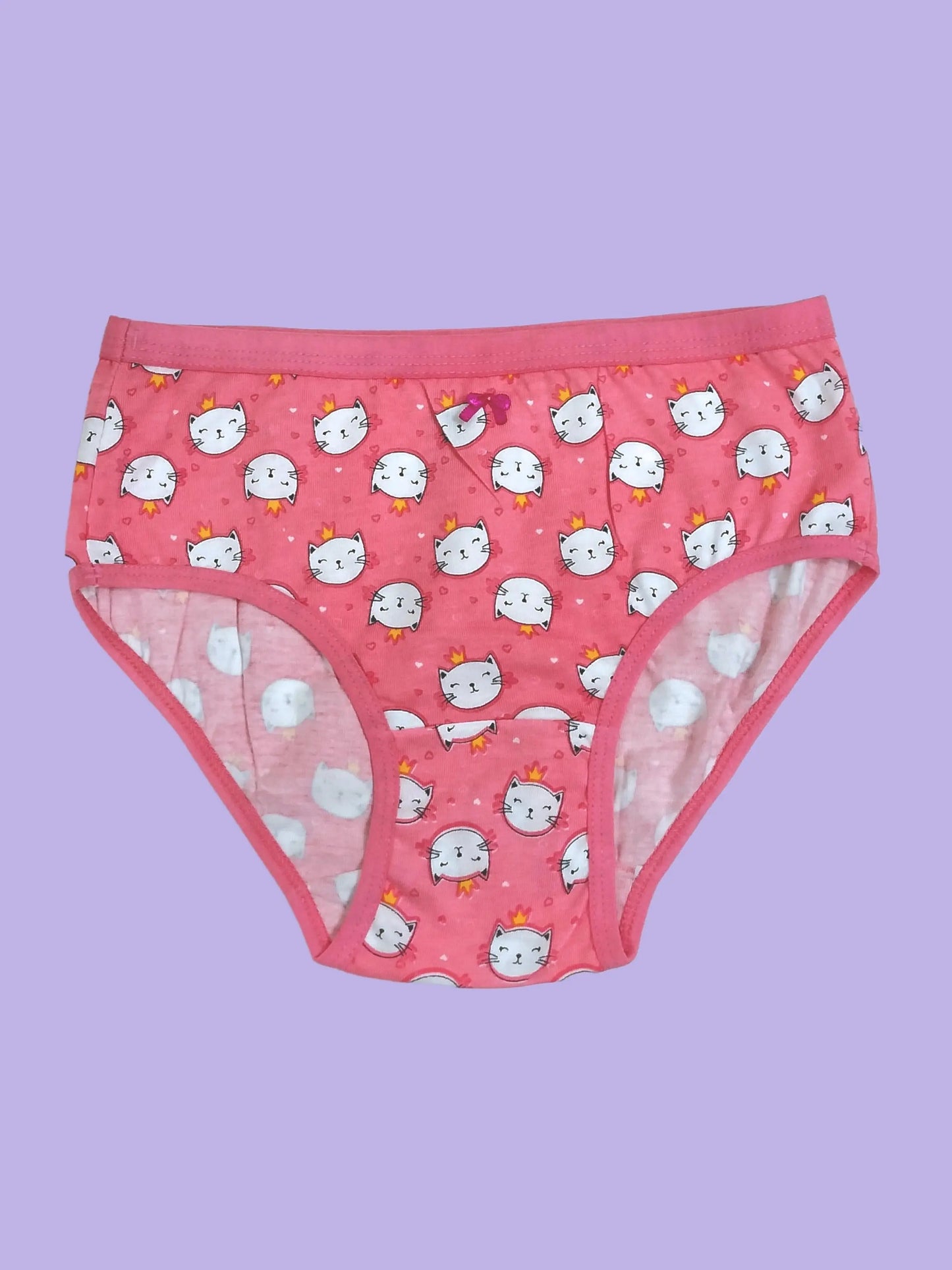 Full Coverage Cotton Hipster Panties for Girls