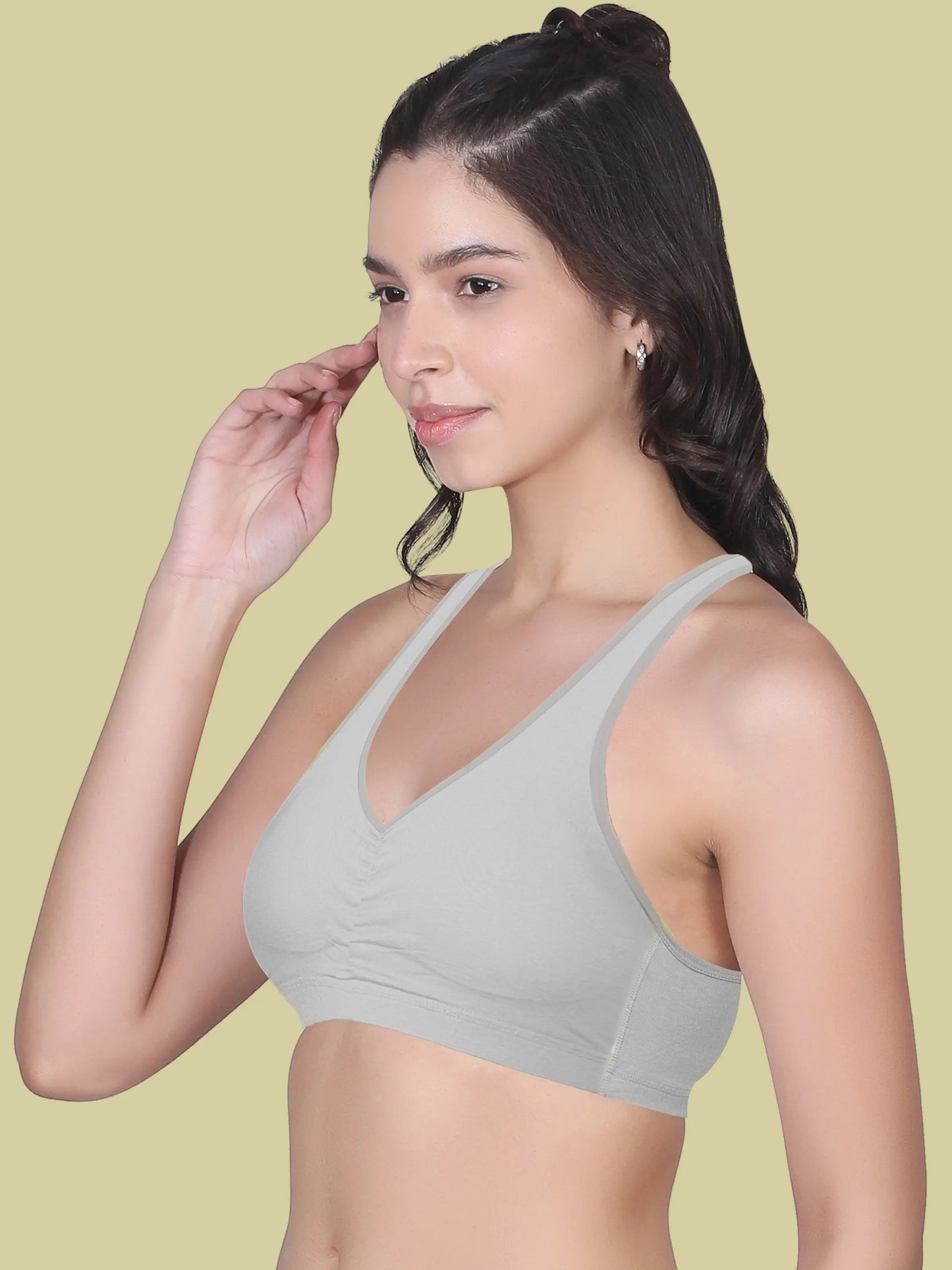 Broad Straps Sports Bra