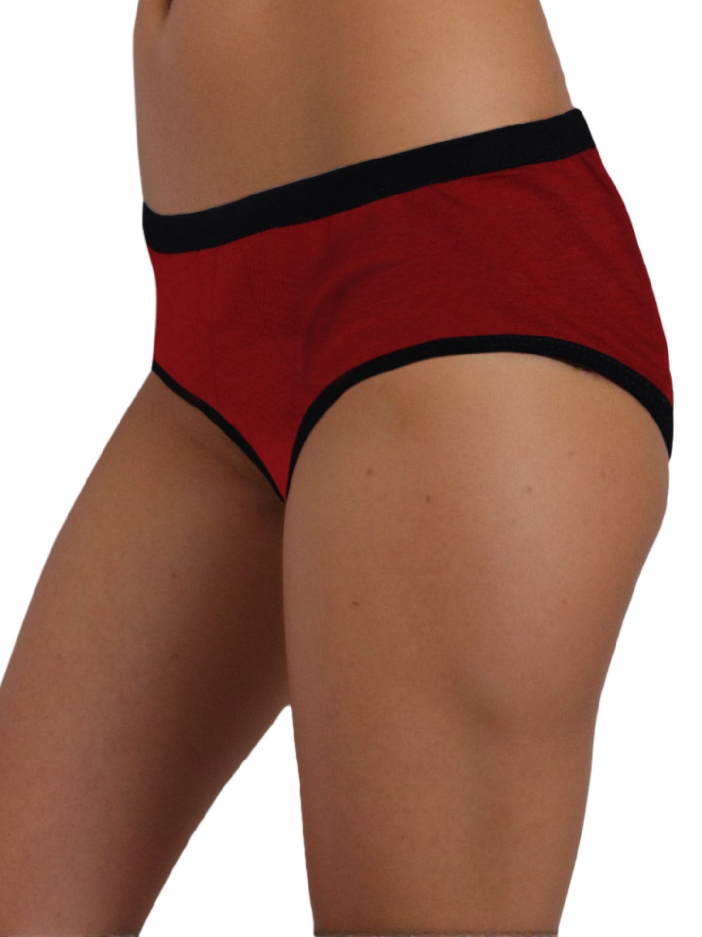 Pack of 2 Maternity & Period Care Combo | 1 Wire-Free Snap Front Open Feeding Bra with Removable Pads + 1 Leakproof Reusable Period Panty | Full Coverage | Assorted Colour. D'CHICA Essentials