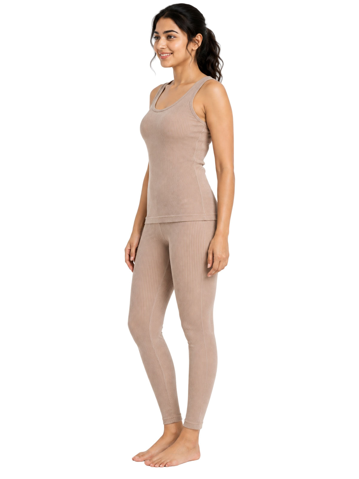 Regular-Fit-Warm-Thermal-Set-Skin-Thermal-Tank-Top-&-Leggings-Set-of-2