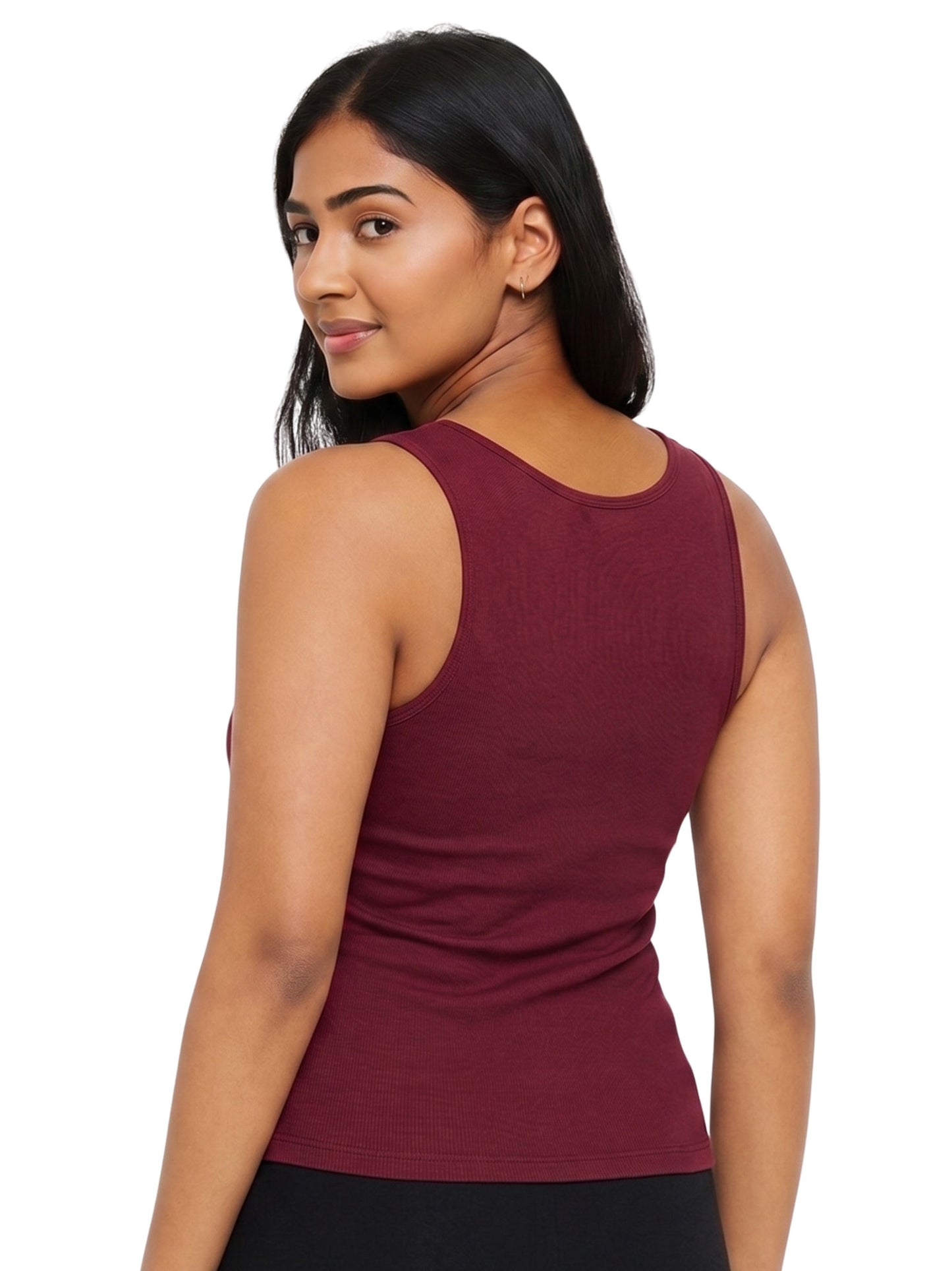 Pack of 2 | Soft & Supportive Fit for Daily Wear | Padded Tank Top For Women's Royal Blue & Maroon | Dchica Essentials
