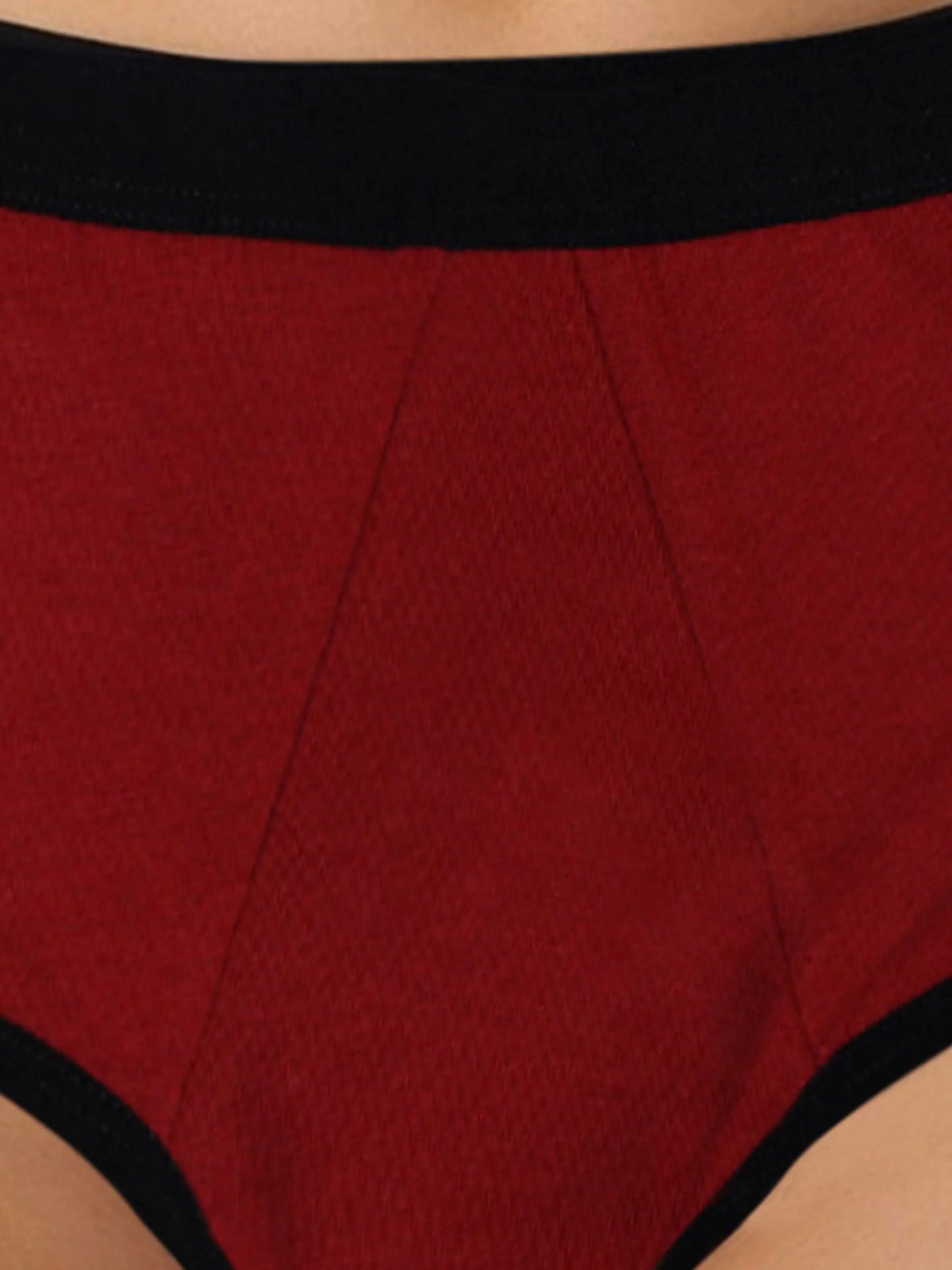 D'CHICA Essentials I Can & Will Eco-Friendly Period Panties Maroon, PFOS-PFAS Free D'chica