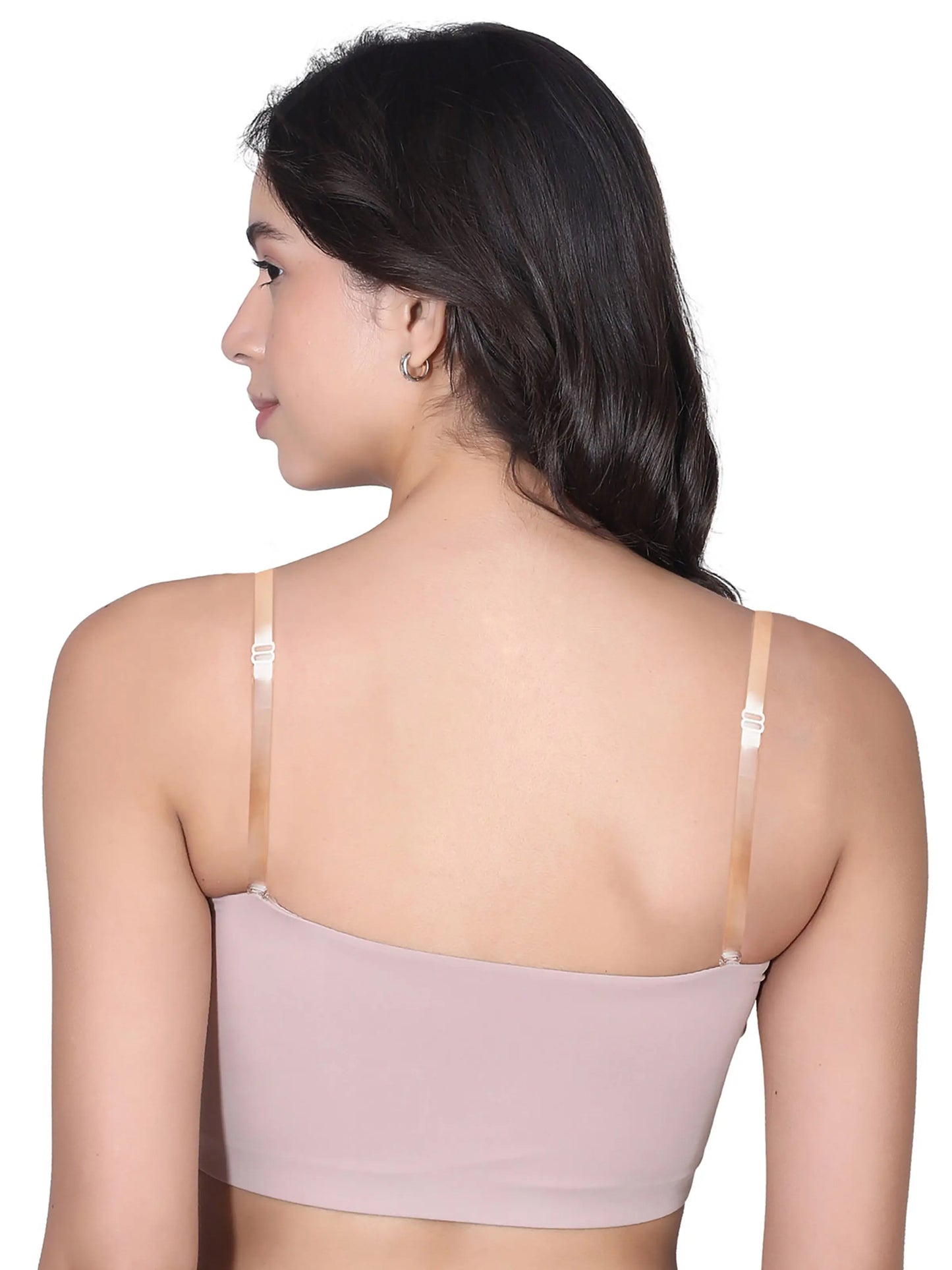 Durable Bra Straps | Adjustable Nylon Elastane | Transperent & Golden Dchica