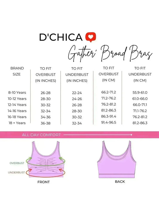 Broad Strap Cotton Gym Bra for Womens | Multicolor Sports Bra