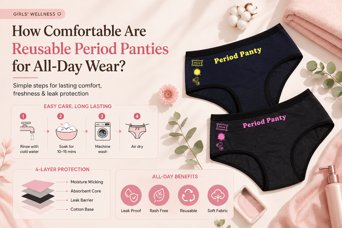 How Comfortable Are Reusable Period Panties for All-Day Wear