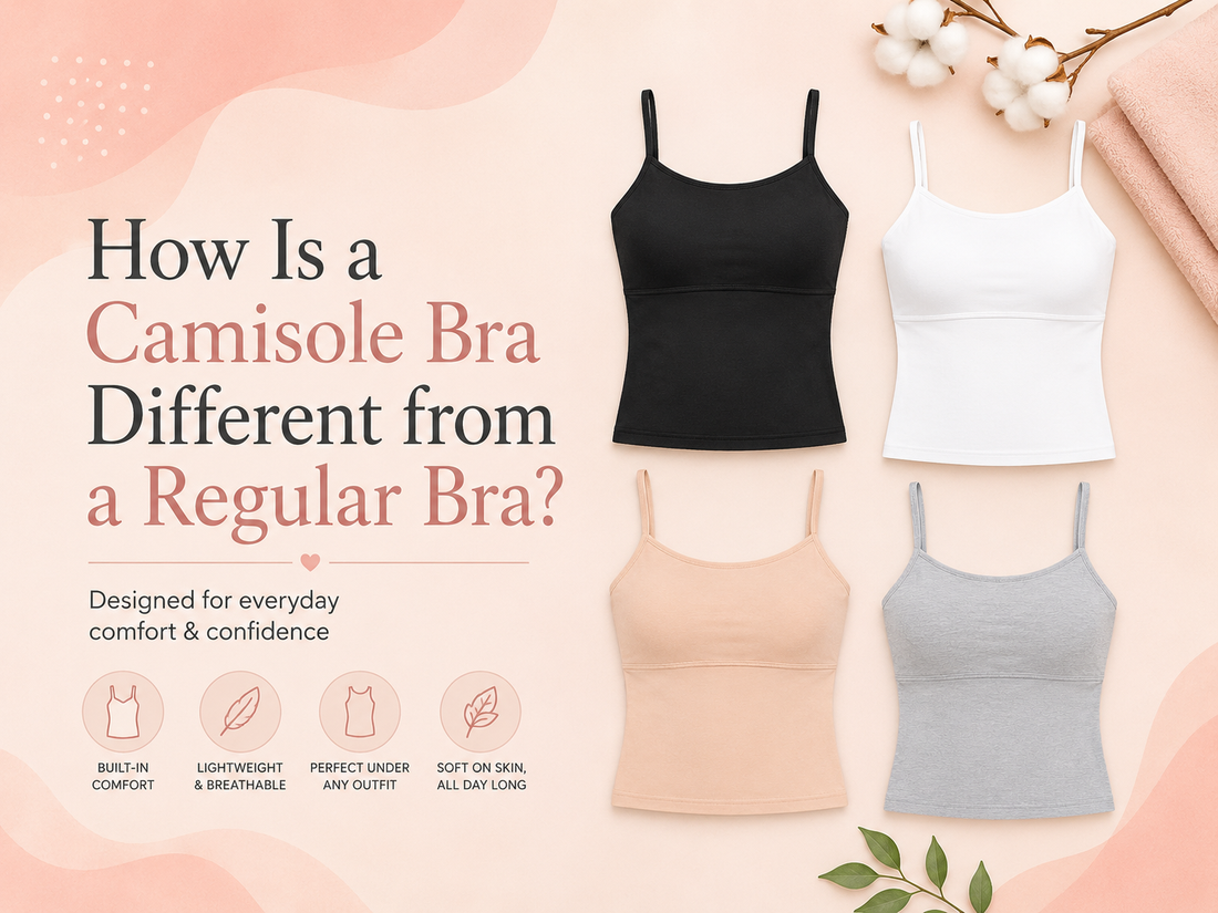 How Is a Camisole Bra Different from a Regular Bra