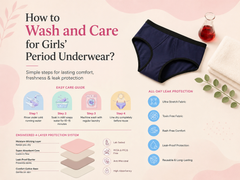 How to Wash and Care for Girls’ Period Underwear?