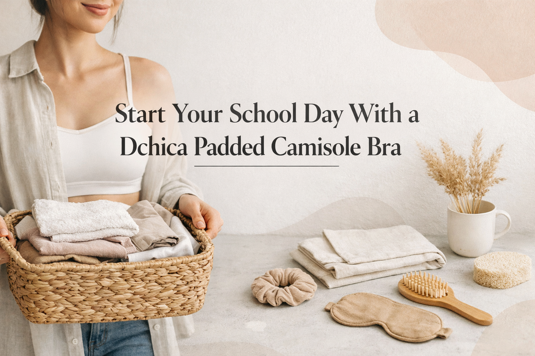 Start Your School Day With a Dchica Padded Camisole Bra