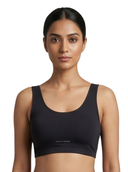 Pack of 2 Deep neck Padded Saree Blouse for Women | Wire-Free | Viscose Spandex | Full Coverage