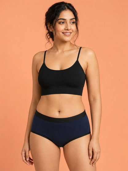 Pack of 5 | No Pads Needed | Leakproof Protection | Rash-Free Comfort | Reusable | Dchica Essentials | Assorted Colour Period Panties | Dchica Essentials