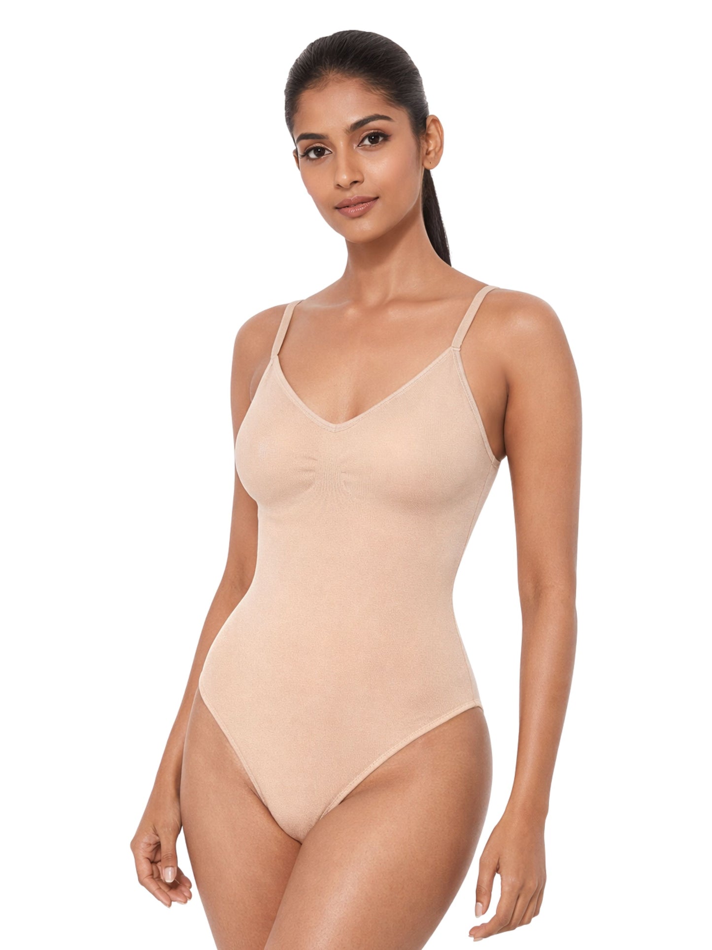 Pack of 1 | Comfortable & Body Shaping Fit | Shapewear Bodysuit | Dchica Essentials