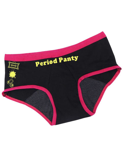 D’CHICA Essentials Pack of 6 Cotton Hipster Panties & Period Panties Combo | Breathable Cotton | Leak-Proof, Rash-Free, Reusable | Assorted Colors