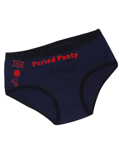 D’CHICA Essentials Pack of 6 Cotton Hipster Panties & Period Panties Combo | Breathable Cotton | Leak-Proof, Rash-Free, Reusable | Assorted Colors