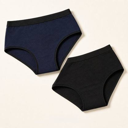 Pack of 5 | No Pads Needed | Leakproof Protection | Rash-Free Comfort | Reusable | Dchica Essentials | Assorted Colour Period Panties | Dchica Essentials