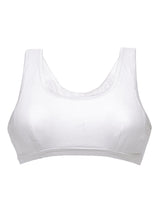 DOUBLE-LAYER BROAD STRAP COTTON SPORTS BRA | NON PADDED BEGINNER BRA FOR GIRLS & YOUNG WOMEN | MULTICOLOUR  PACK OF 5 - D'chica