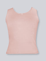 Girls Cotton Camisole Vest Tank Top | Pack of 2 - Blue & Pink - D'chica
