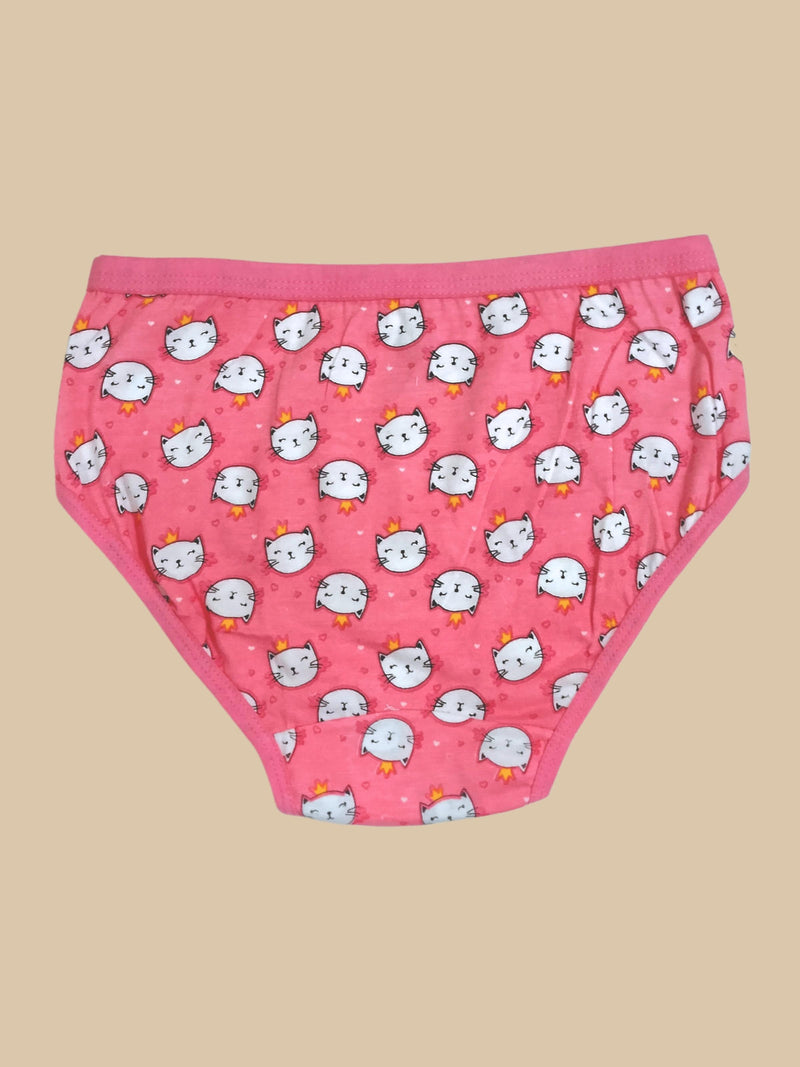 Cotton Hipster Panties | Breathable | Elasticated Waistband | Printed & Solid Briefs Pack of 5