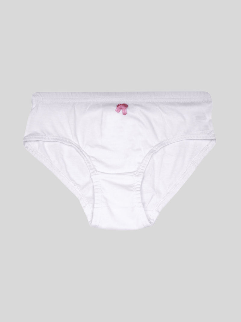 White Mid Rise Full Coverage Cotton Hipster Panties | Pack of 3 - D'chica