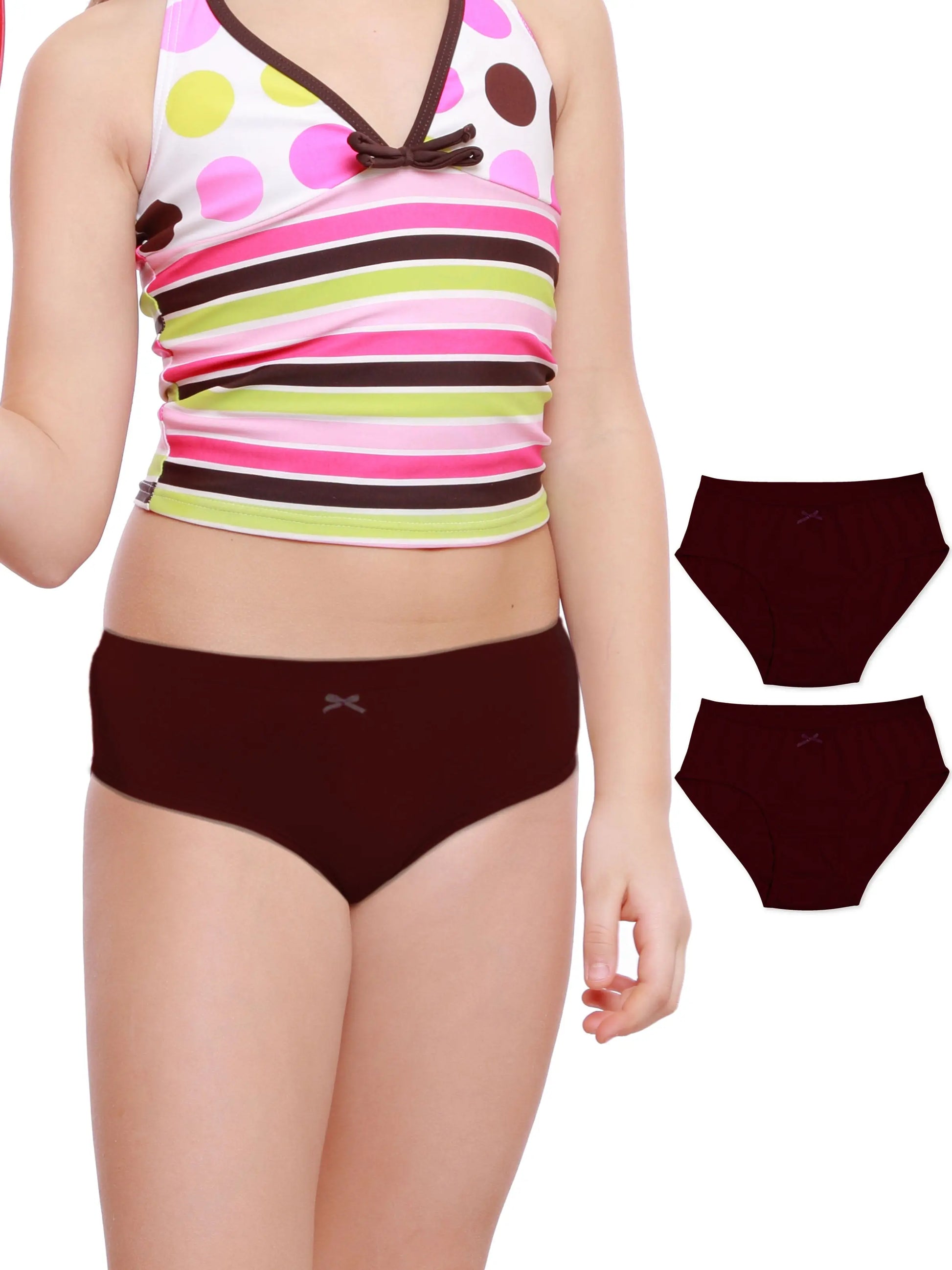 Cotton Hipster Briefs For Girl  