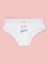 D'chica Set of 3 Panties/Briefs for girls and teenagers|Cotton Panty for girls| No itching, No rashes- DCPNSE8100