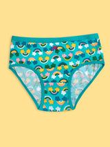 MID WAIST SOFT HIPSTERS PANTIES WITH ELASTIC WAISTBAND | SOLID & PRINTED PANTY SET OF 4 - D'chica