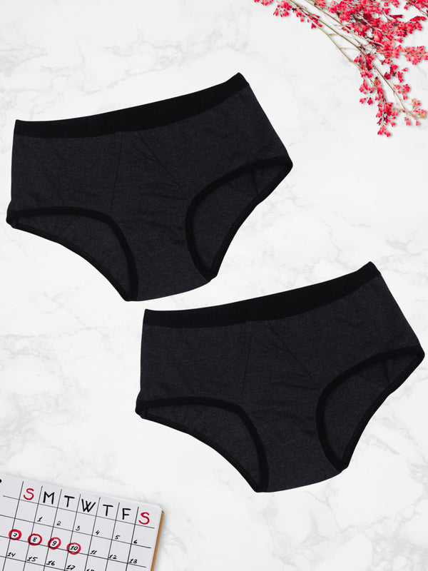 Teen Girls Leak Proof Underwear Cotton Soft Women Panties For Teens Briefs  4 Pack 