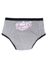D'chica Flawless Print Eco-friendly, Anti-Microbial Lining, Period Panties For Teenagers Grey, No Pad Required