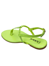 Open Toe Green Versatile Flat Sandal | Pack of 1 - D'chica