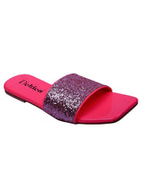 Open Toe Pink Flat Sandal | Pack of 1 - D'chica