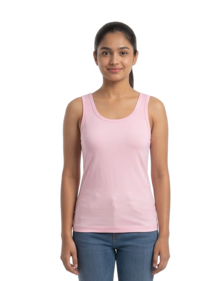 Pack of 2 Padded Tank Top For Girls Maroon & Pink | Soft & Supportive Fit for Daily Wear