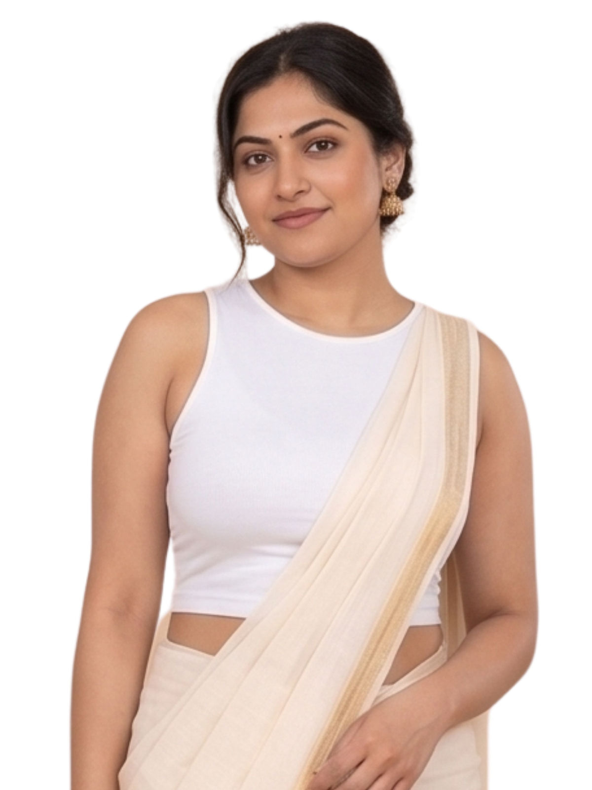 high neck blouse designs