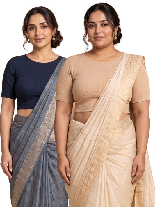 high neck blouse designs