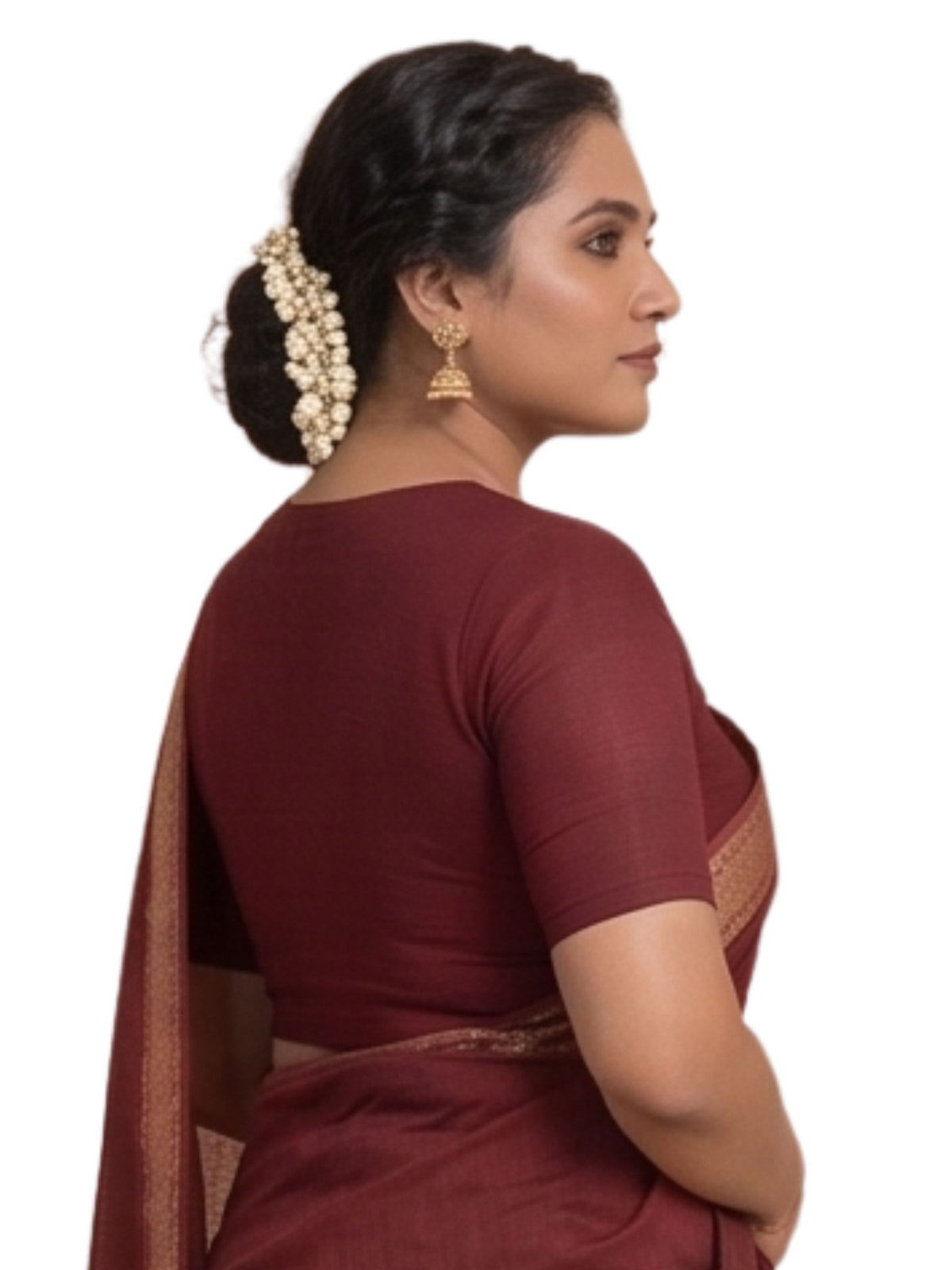 Saree blouse in red Color designs