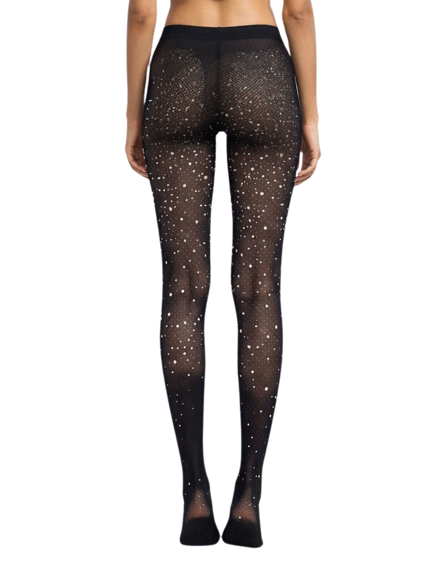 D’chica Essentials  Pack of 2 Comfort Shaping Bodysuit & Rhinestone Stockings Set