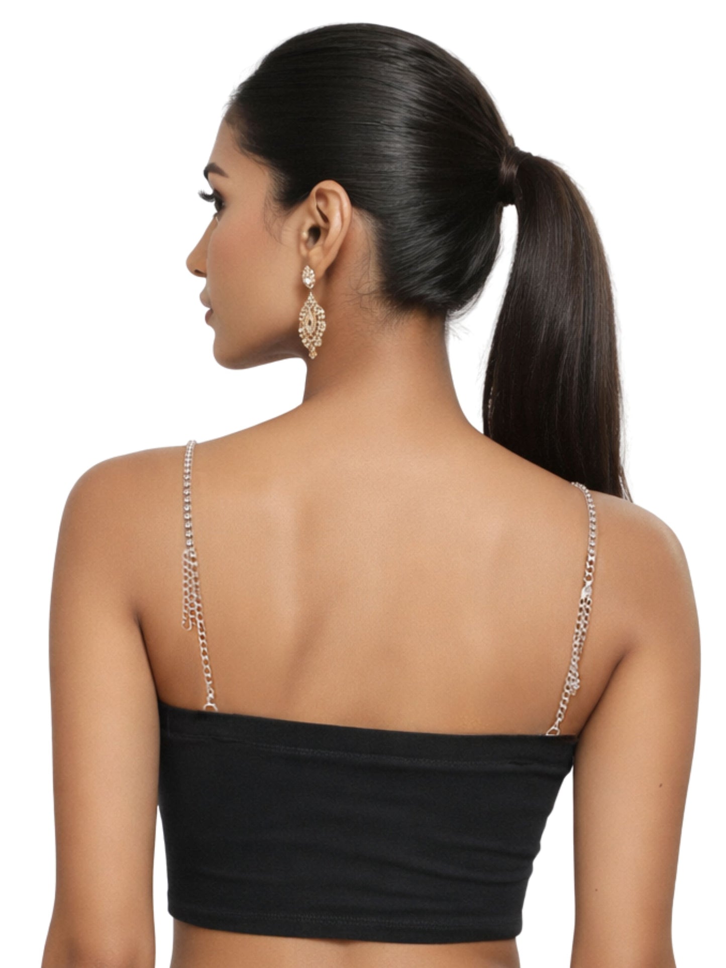 D’chica Essentials Pack Of 3 Bra Strap, Stocking & Bra Pads Combo | Everyday Comfort & Styling Innerwear Kit for Women