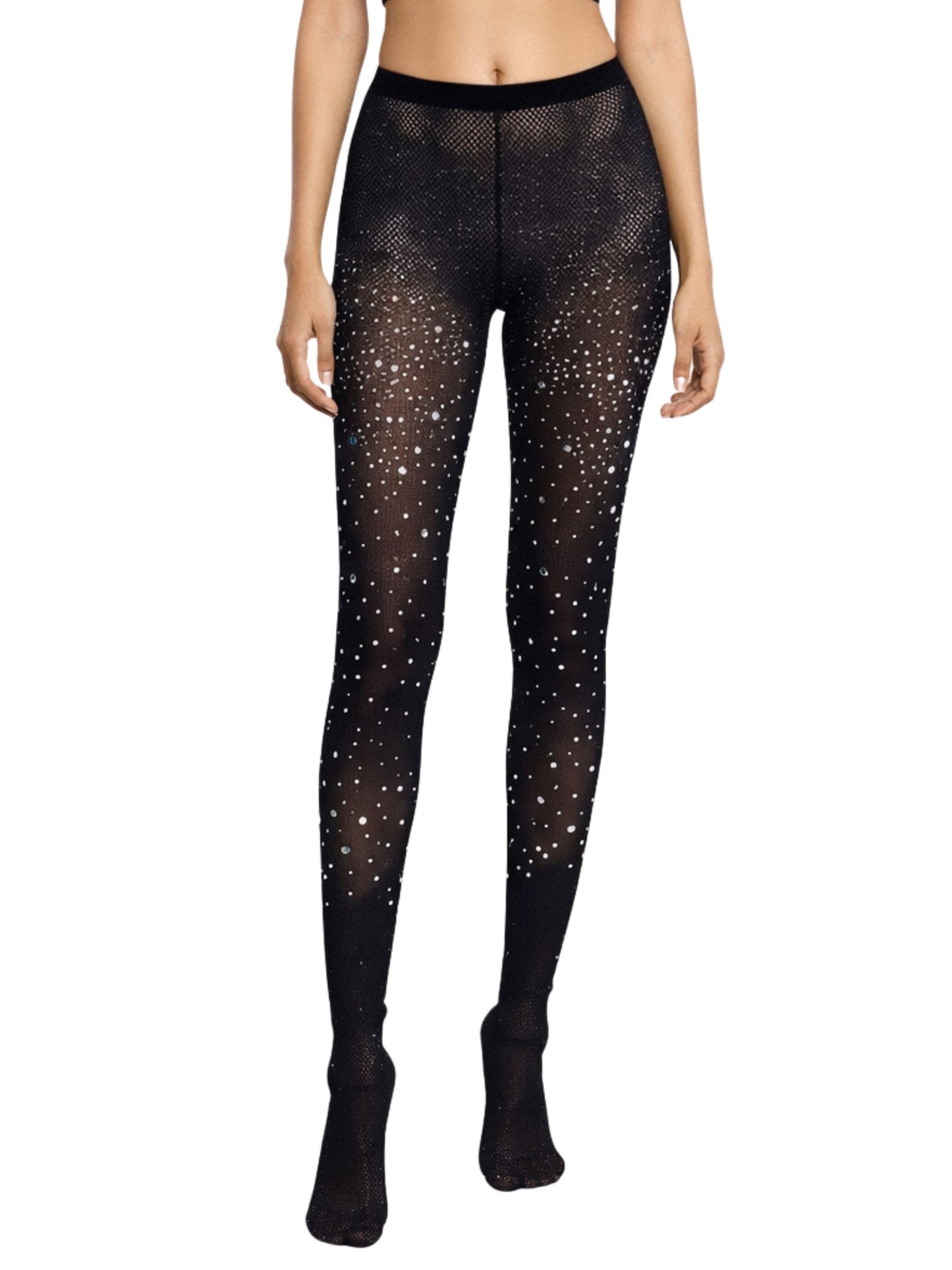 D’chica Essentials Pack of 3 Rhinestone Stocking & Seamless Panty Combo for Women | Stylish & Comfortable Innerwear Set