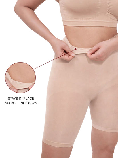 D'chica Essentials Pack of 2 Body Shapewear: Curvy Comfort for Women – High-Waist, Bridal & Skin Shapewear Bodysuit