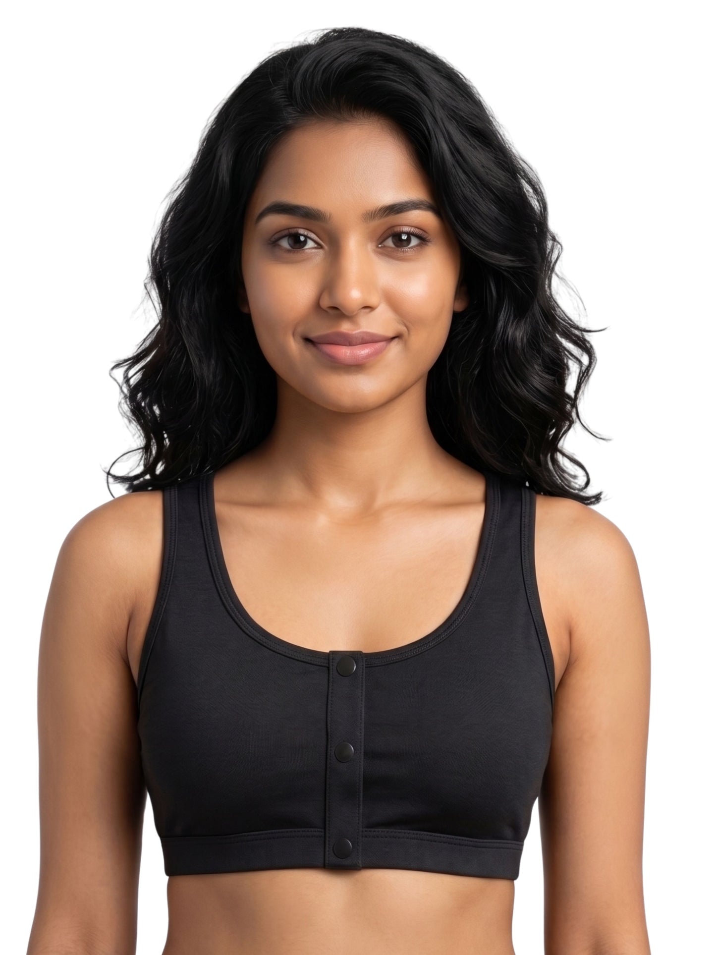 Pack of 4 Snap Front Open Feeding Bra | Wire-Free Nursing Bra with Removable Pads | Viscose Spandex | Full Coverage | Size M–3XL Dchica Essentials