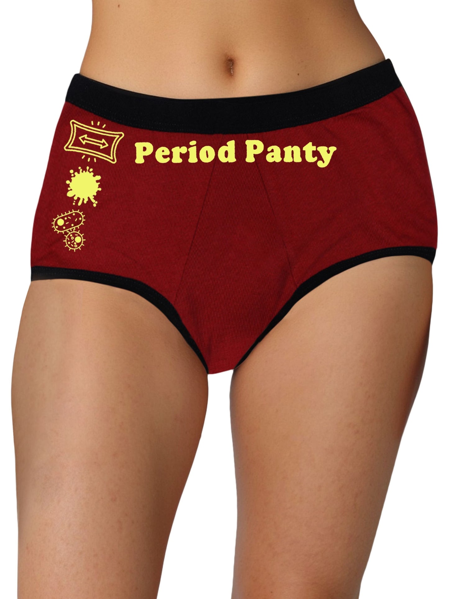 Pack of 2 Maternity & Period Care Combo | 1 Wire-Free Snap Front Open Feeding Bra with Removable Pads + 1 Leakproof Reusable Period Panty | Full Coverage | Assorted Colour. D'CHICA Essentials