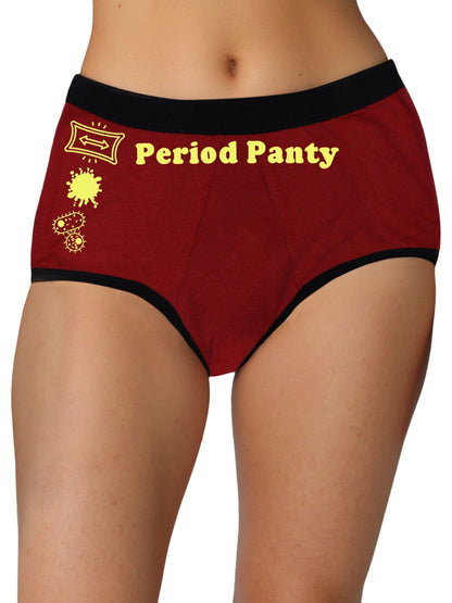 Pack of 2 Maternity & Period Care Combo | 1 Wire-Free Snap Front Open Feeding Bra with Removable Pads + 1 Leakproof Reusable Period Panty | Full Coverage | Assorted Colour. D'CHICA Essentials