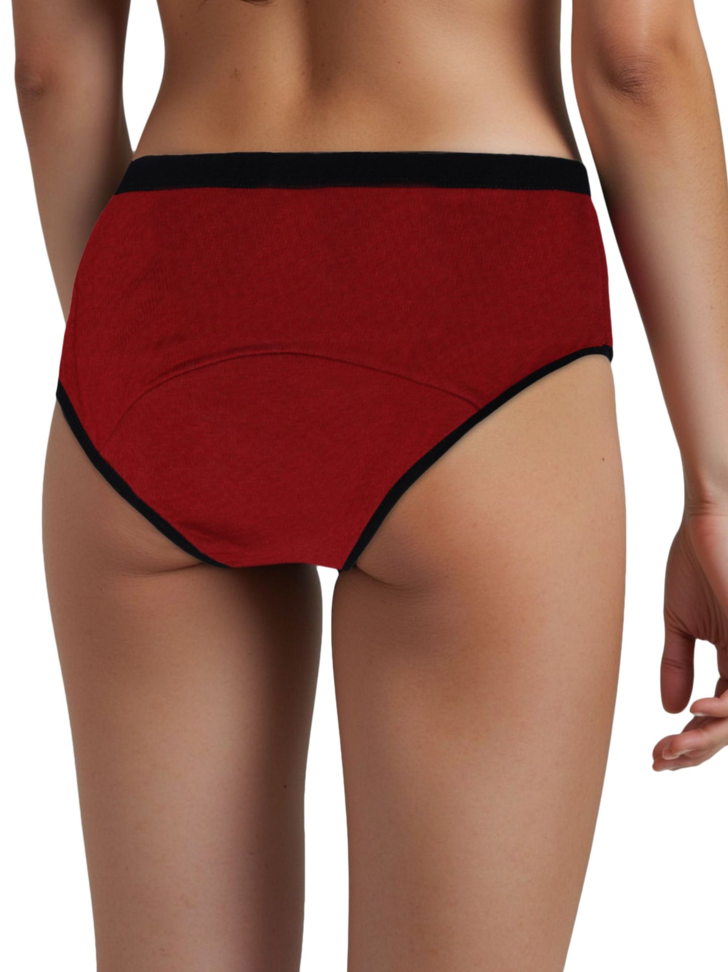 Pack of 2 Maternity & Period Care Combo | 1 Wire-Free Snap Front Open Feeding Bra with Removable Pads + 1 Leakproof Reusable Period Panty | Full Coverage | Assorted Colour. D'CHICA Essentials