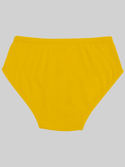 D'CHICA Essentials Mid Waist Assorted Cotton Hipster Panties | Print & Solid cotton Briefs (colour will send as per availability)