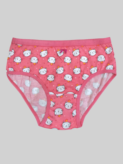 D'CHICA Essentials Mid Waist Assorted Cotton Hipster Panties | Print & Solid cotton Briefs (colour will send as per availability)