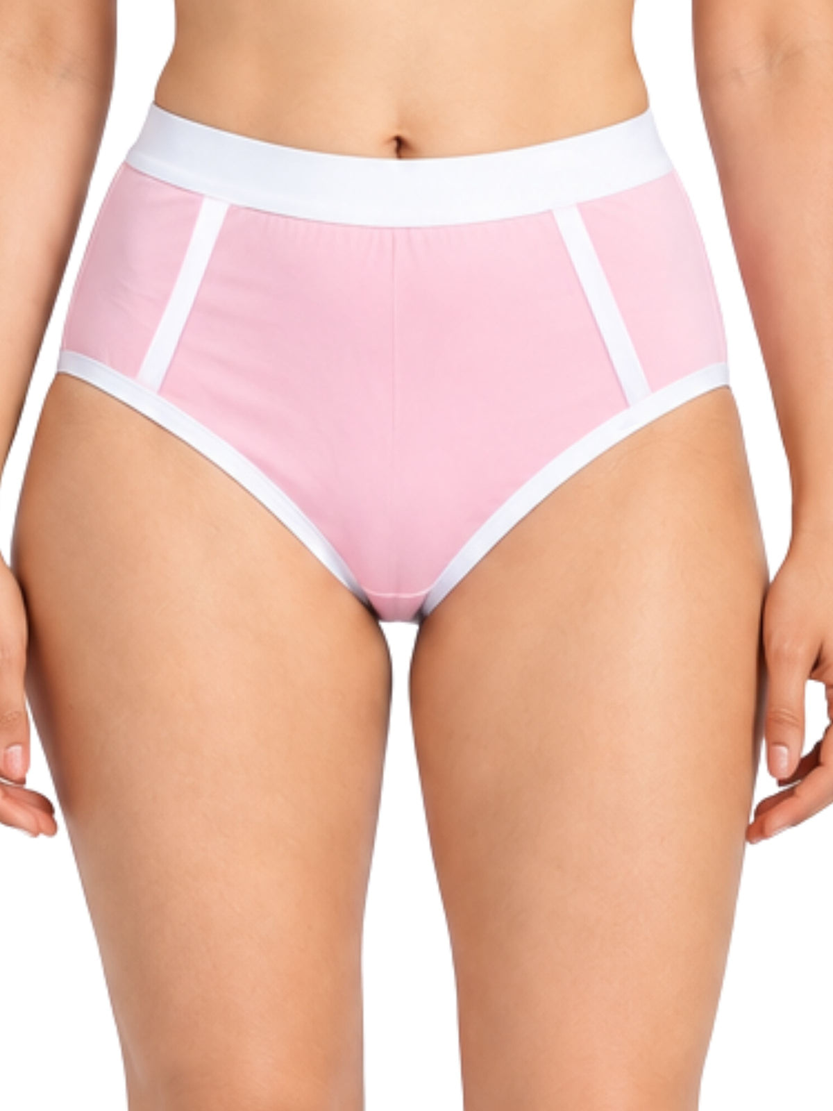 Pack-of-4-Antimicrobial-Pink,-Black,-Neon-Green-&-Black-colour-Quick-Dry-Mesh-Gym-Panty-Women's-Sports-Panties-Ñ-Mesh-Breathable,-Antimicrobial-Cotton-Gusset