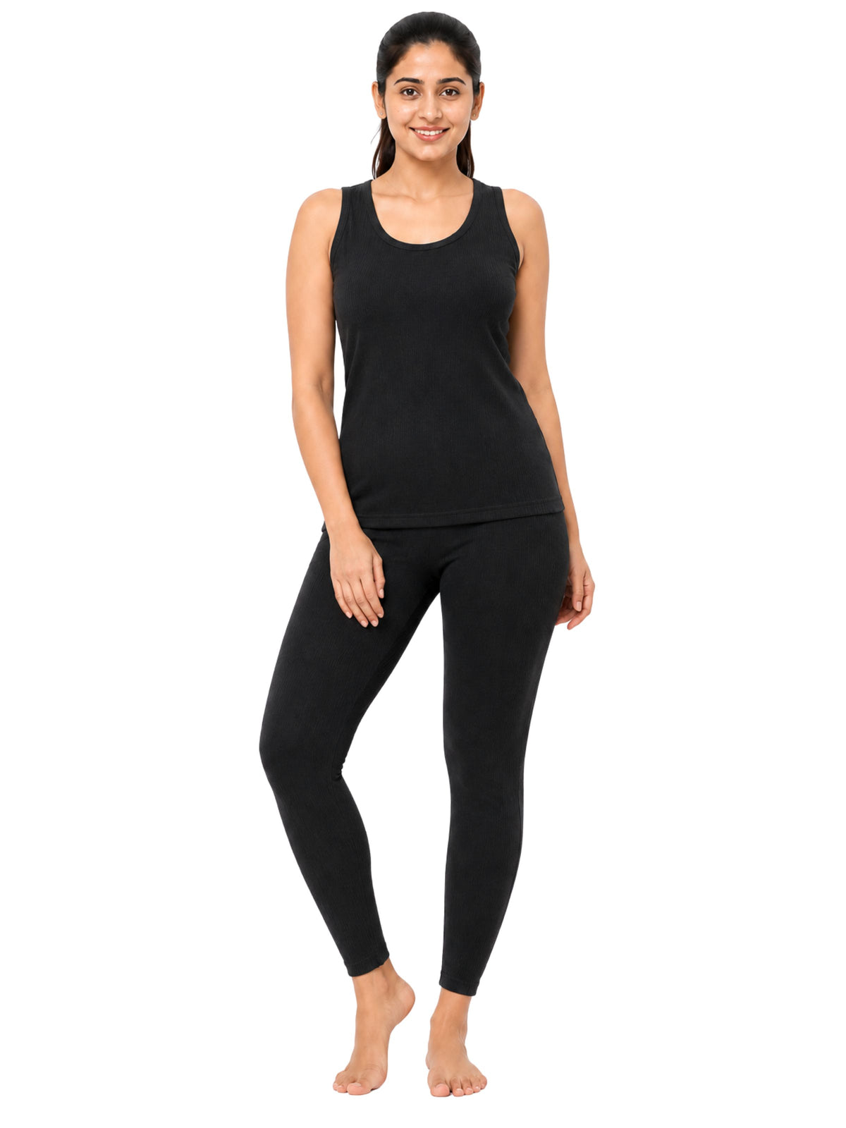 Regular-Fit-Warm-Thermal-Set-Black-Thermal-Tank-Top-&-Leggings-Set-of-2