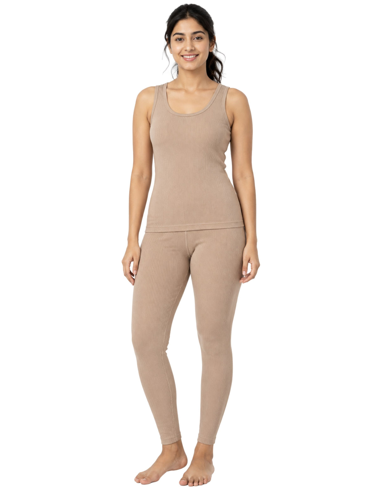 Regular-Fit-Warm-Thermal-Set-Skin-Thermal-Tank-Top-&-Leggings-Set-of-2