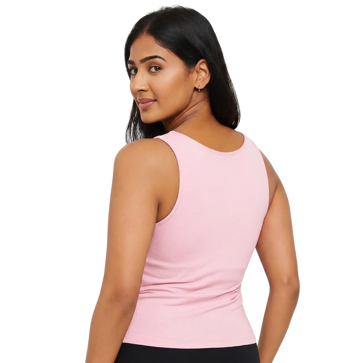 Pack of 1 | Soft & Supportive Fit for Daily Wear | Padded Tank Top For Women's Pink