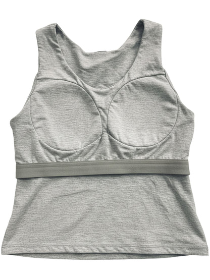 Pack of 2 Padded Tank Top For Women’s Maroon & Gray  | Soft & Supportive Fit for Daily Wear | D’chica Essentials